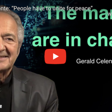 CELENTE: WORLD NEEDS TO UNITE FOR PEACE